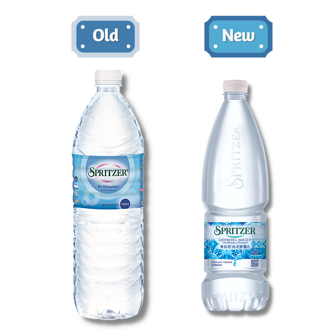 Spritzer Distilled Drinking Water 12x1.25L